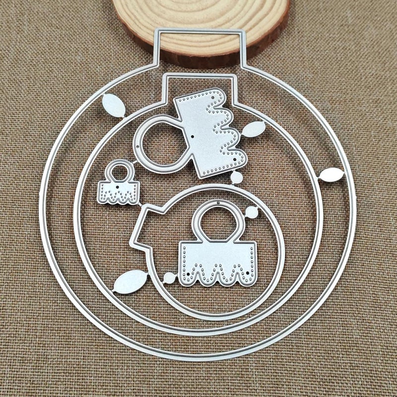 Feemkota Merry Christmas Bell Ball Die Cuts for Card Making Christian Theme Stamps Cutting Dies for DIY Paper Scrapbooking Crafts Embossing Decorations - Image 4